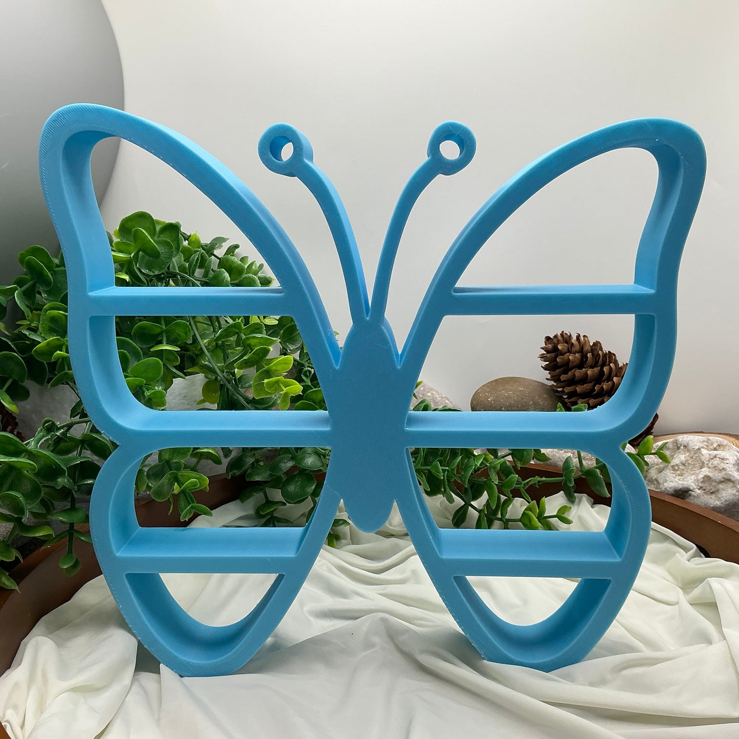 Butterfly table top mini shelf display glow in the dark