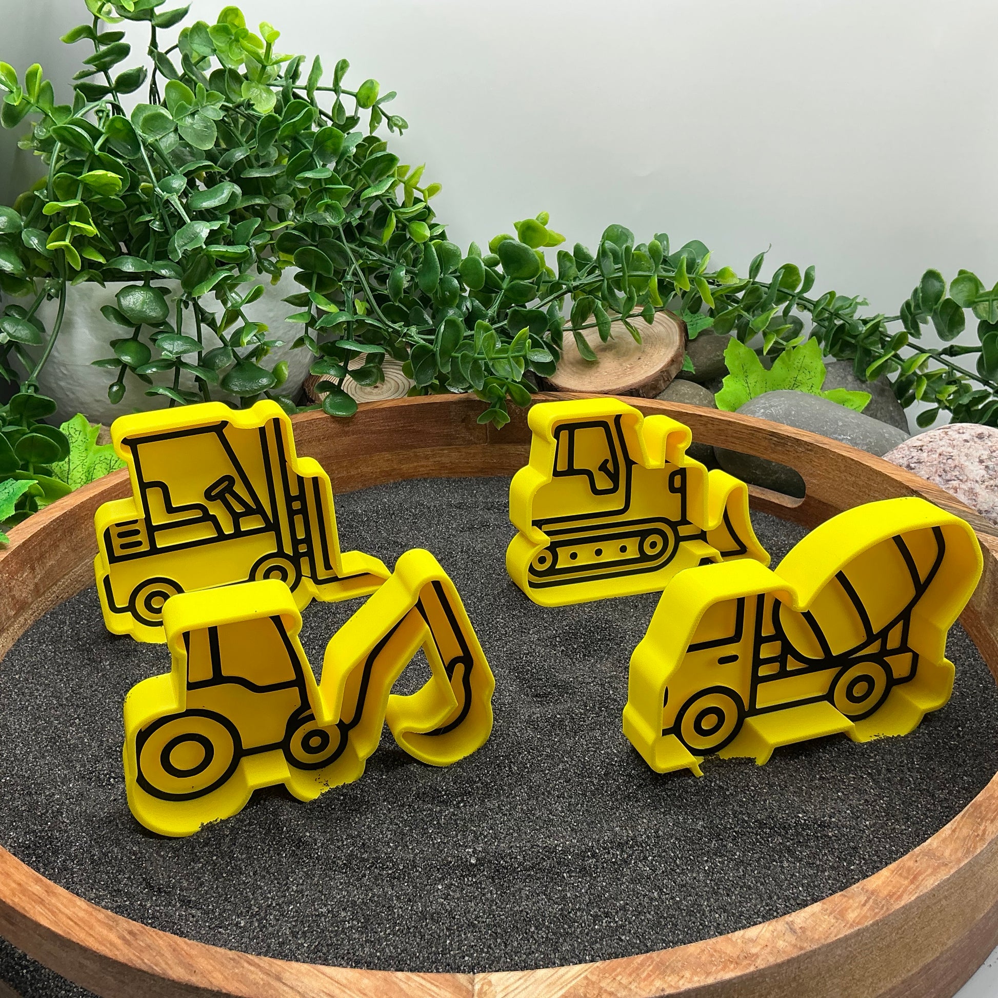 3D-printed construction vehicles sensory fill shape set - 4 piece for tuff trays and sandpits - view 10 of 11
