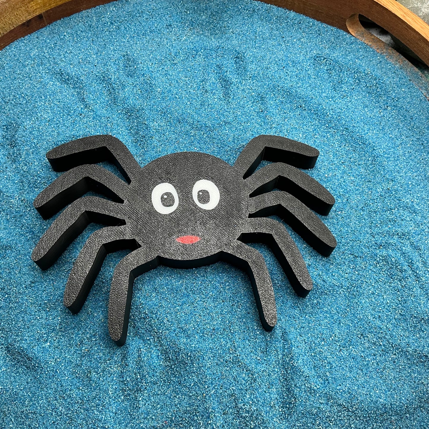 3D-printed spider sensory filling tray for Incy Wincy nursery rhyme and minibeasts play - view 6 of 8