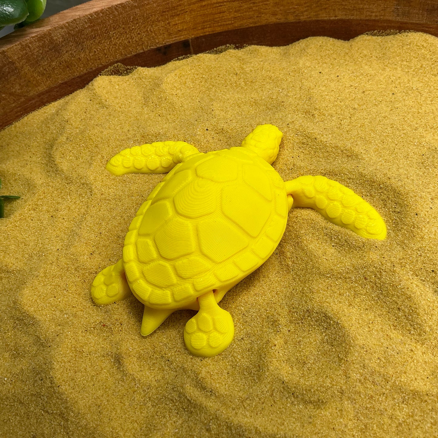 Articulated Sea Turtle Flexi Sensory Water,Sand & Bath Toy - lifestyle shot