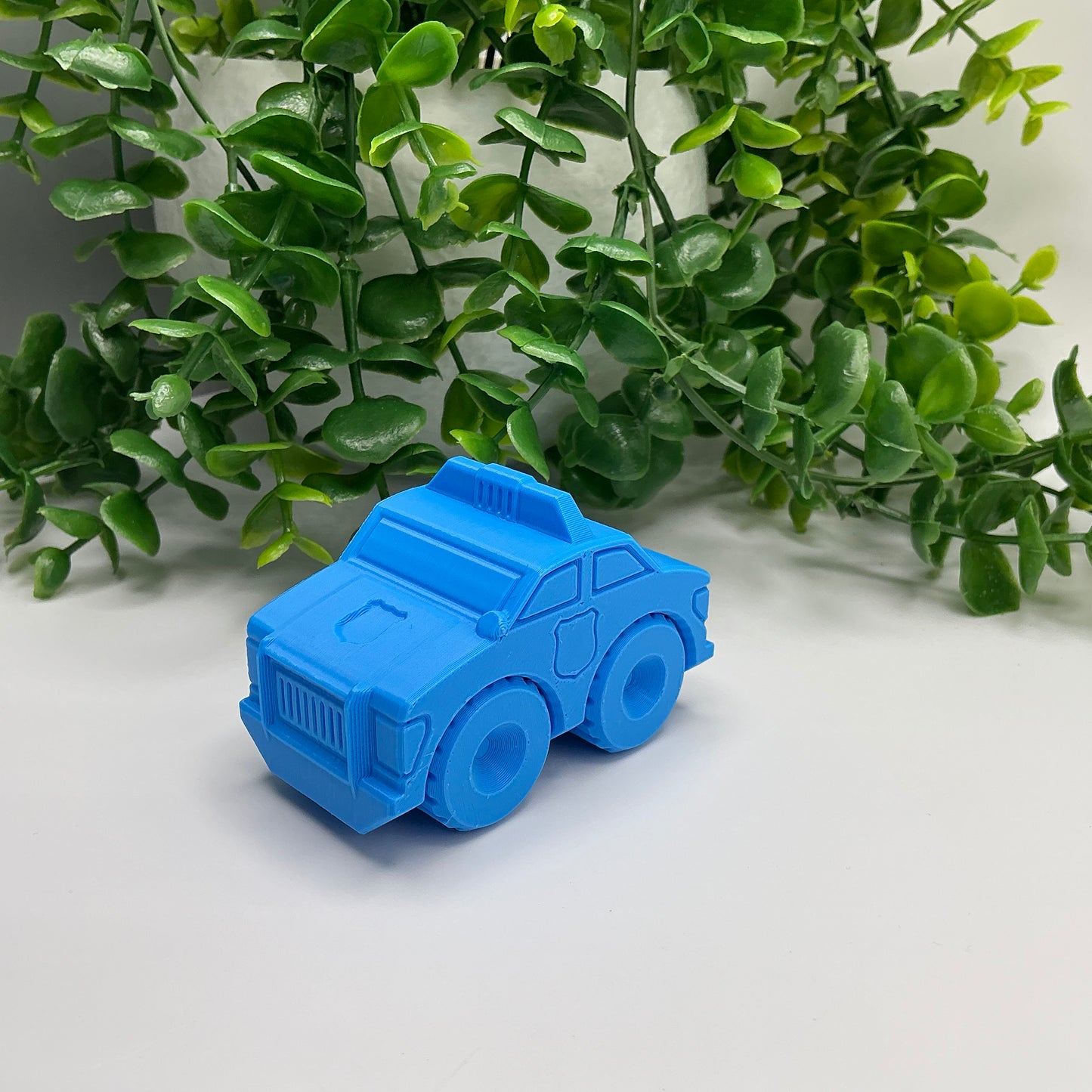 City Vehicles Set - Fire Truck, Police, Bus & Ambulance, Eco-Friendly - lifestyle shot