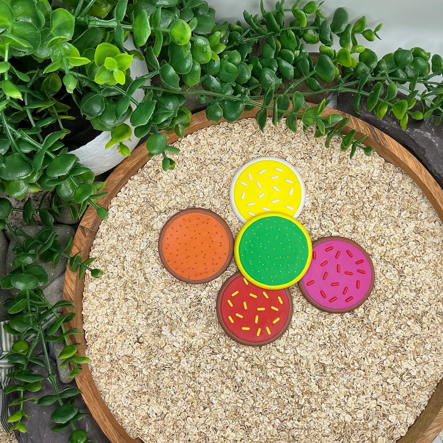Cookies pretend play food kitchen role play 5 piece set