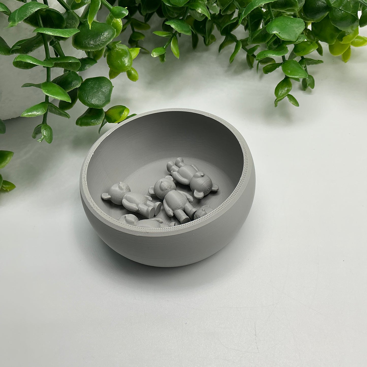 Counting Teddy Bear with Bowl - close-up detail