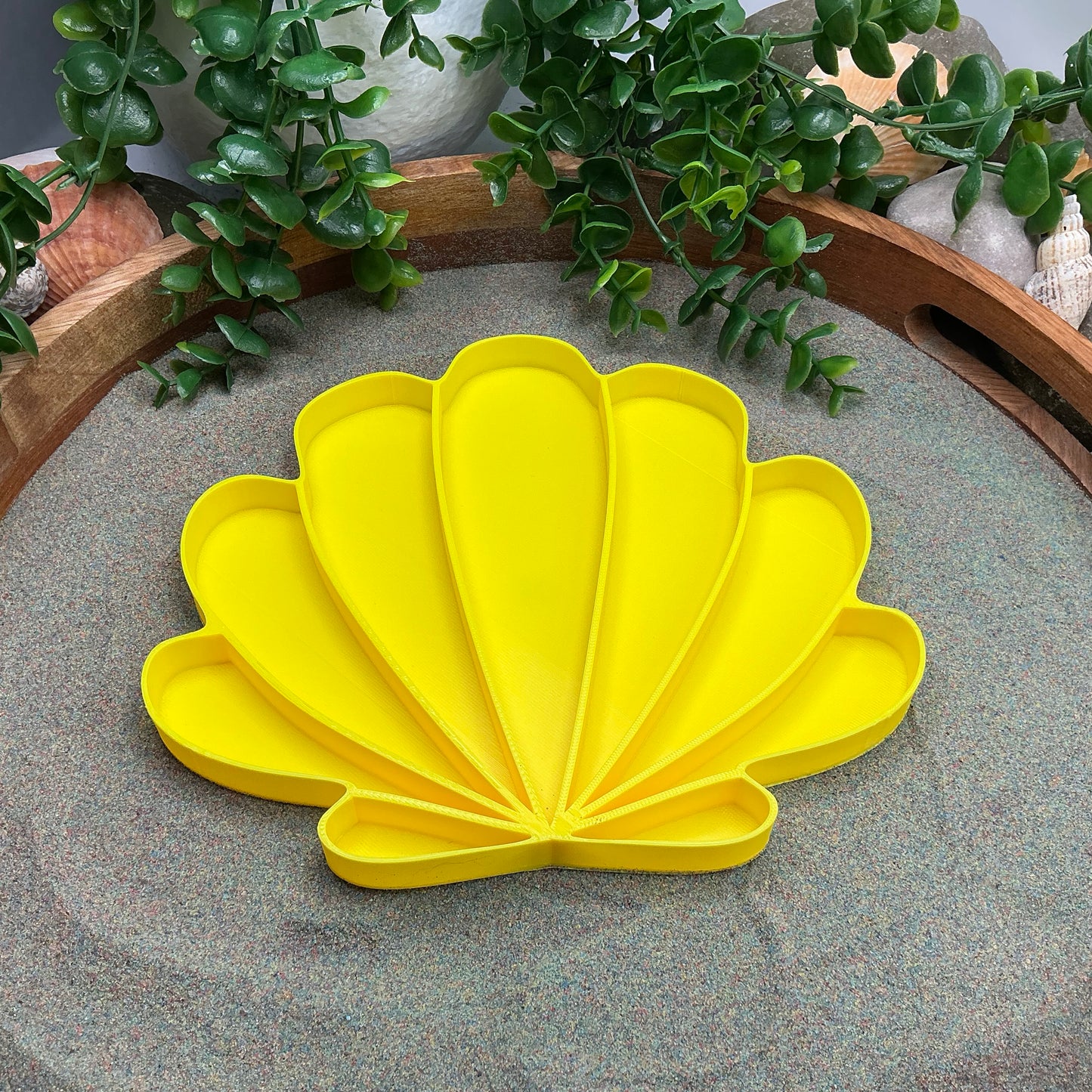 Large Seashell Sensory Filling Tray - Eco-Friendly 3D Printed for Sand, Rice & Oats