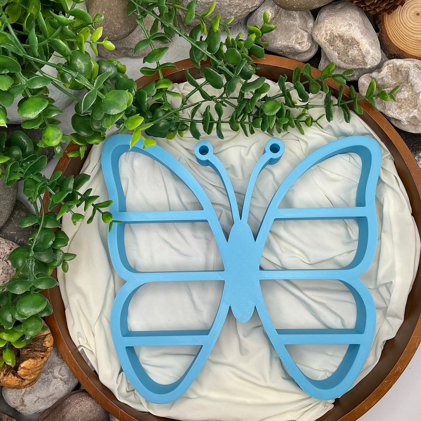 Butterfly table top mini shelf display glow in the dark