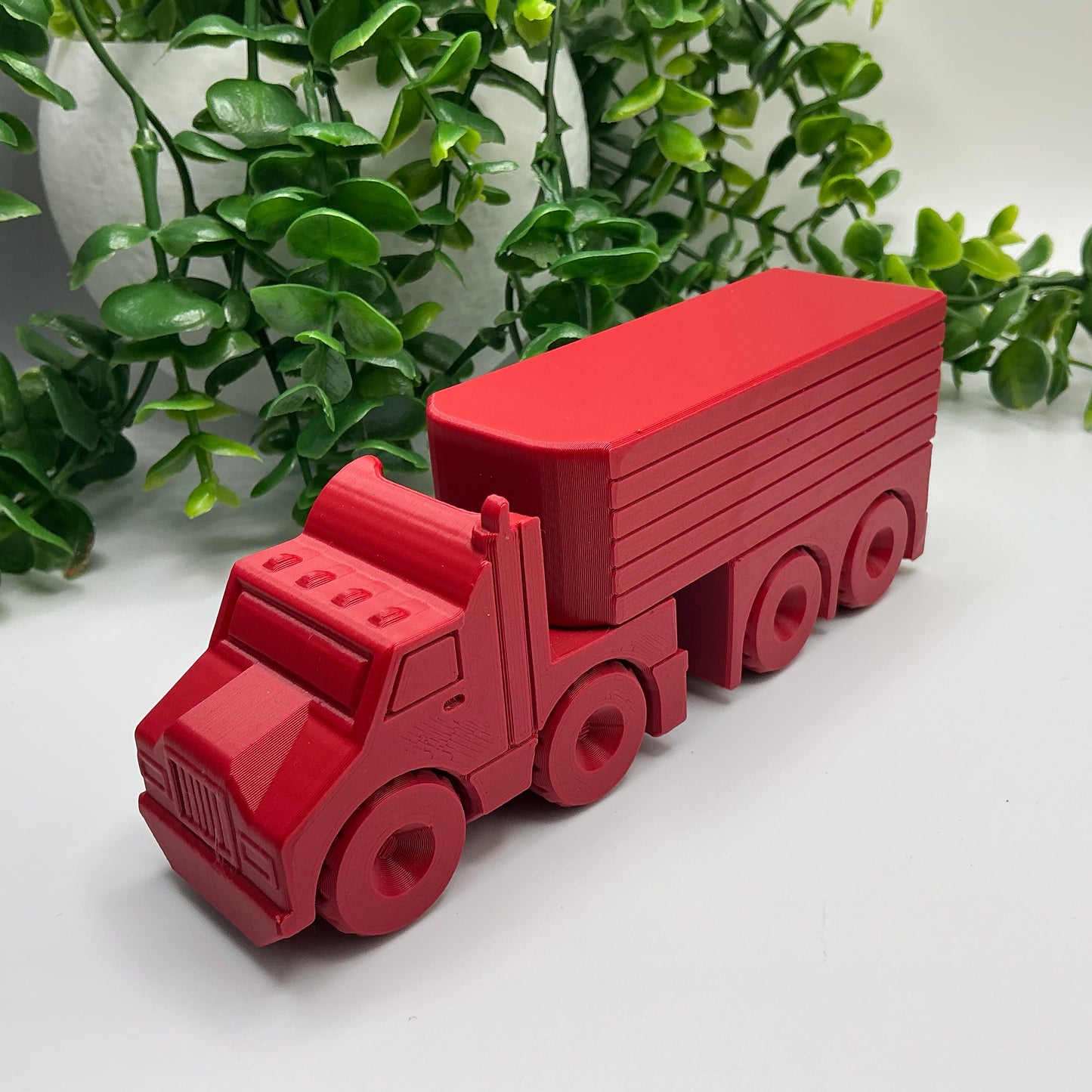 American Semi Truck Toy - scale reference