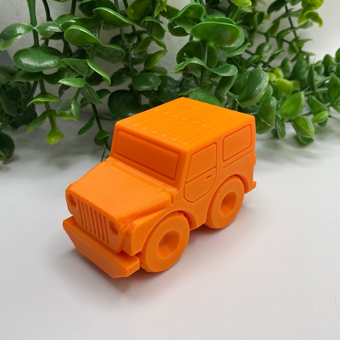 Hard Top Jeep Car Transport Vehicle - close-up detail