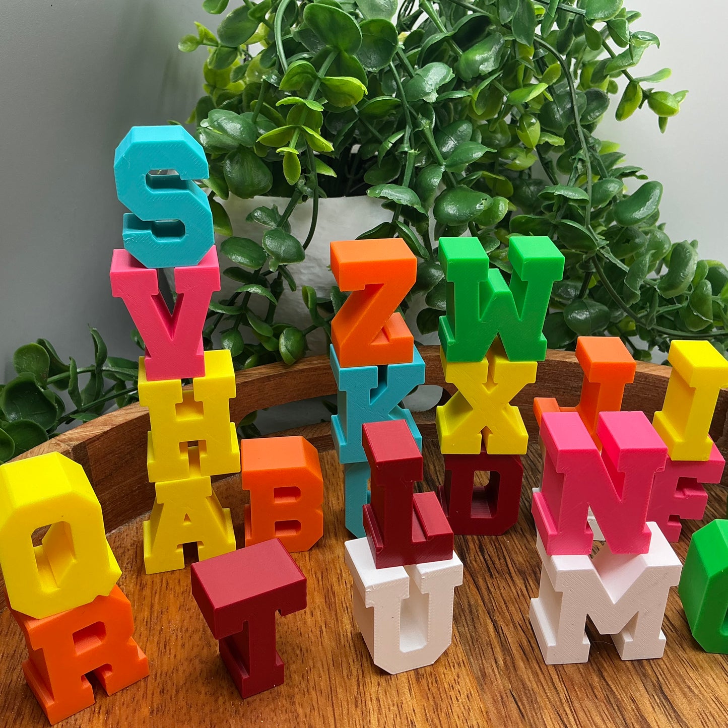 Small Stacking Alphabet Letters A to Z - alternative view
