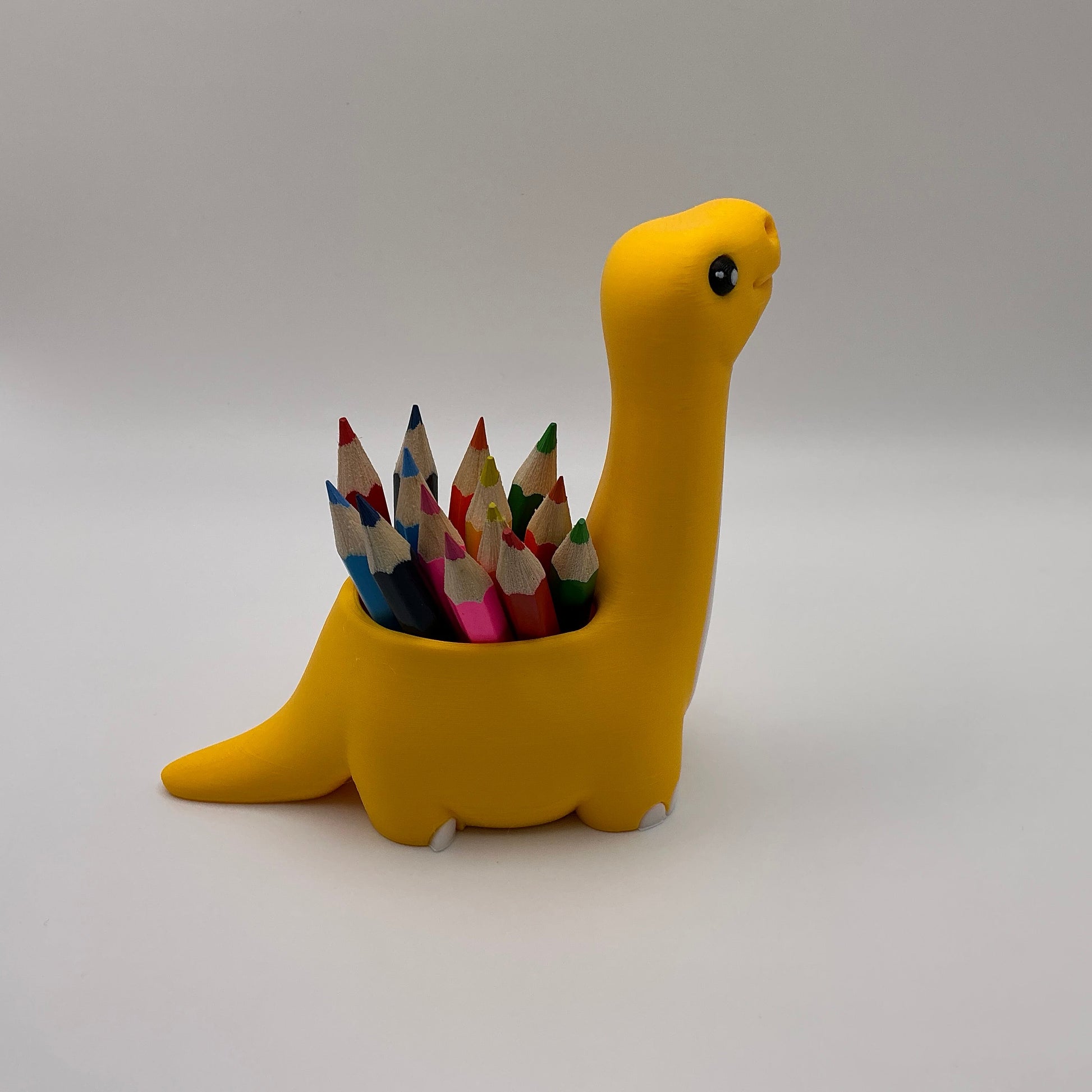 Dinosaur Pencil Holder for Kids T-Rex Desk Organizer Cute Dino Room Décor Bac... - scale reference