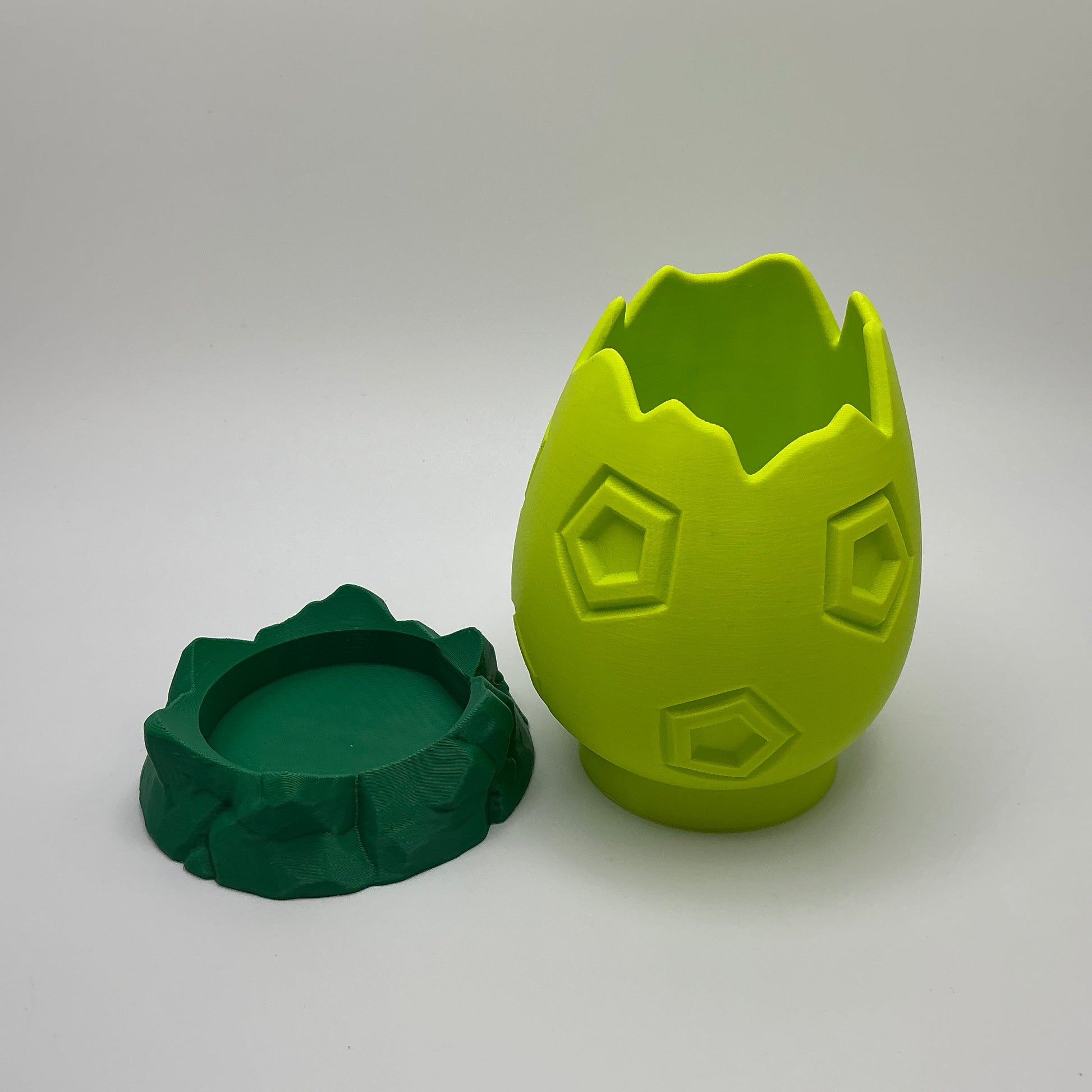 Dinosaur Egg Pencil Holder Cracked Dino Egg Pen Pot Kids Desk Organizer Paint... - colour option