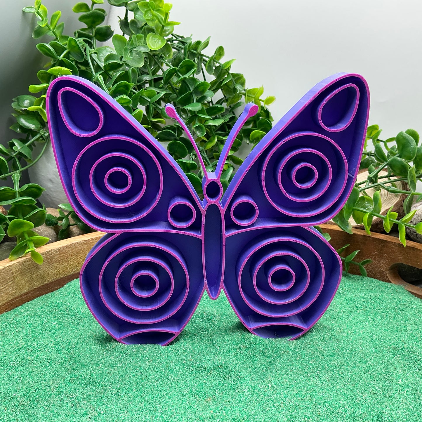 Large Butterfly Sensory Fill Shape - Pink , Purple or Yellow (Sand & Tuff Tray )