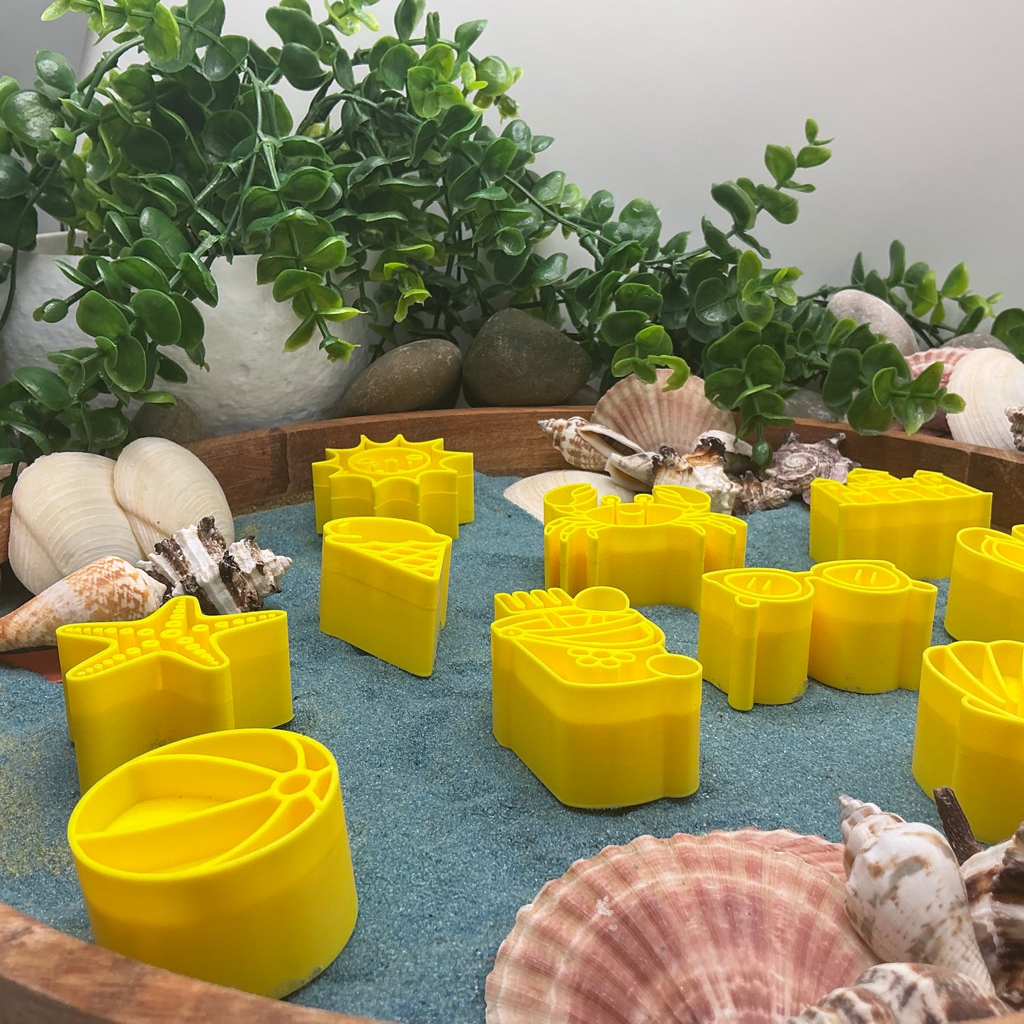 3D-printed summer stamps, 11-piece set for play dough, kinetic sand and clay - view 6 of 9