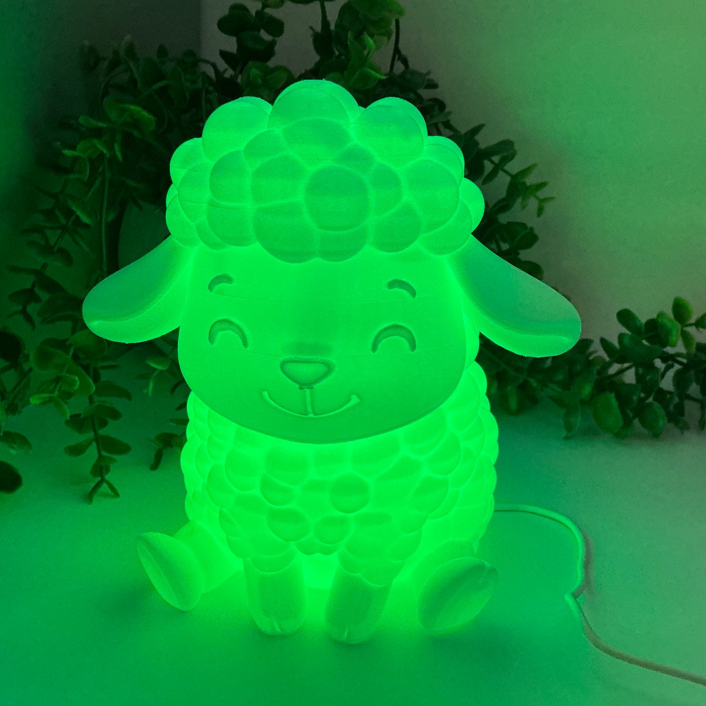 3D Printed Sheep Night Light Cute Lamb Nursery Lamp for Children's Bedroom Whims - View 8
