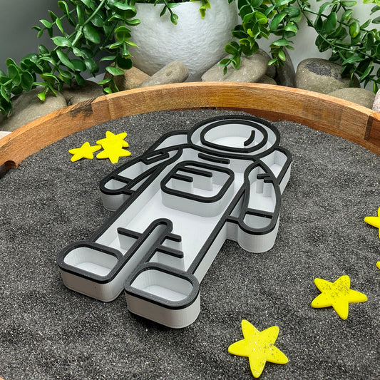 Large Spaceman / Astronaut Sensory Fill Tray (Space Tuff Tray Toy)