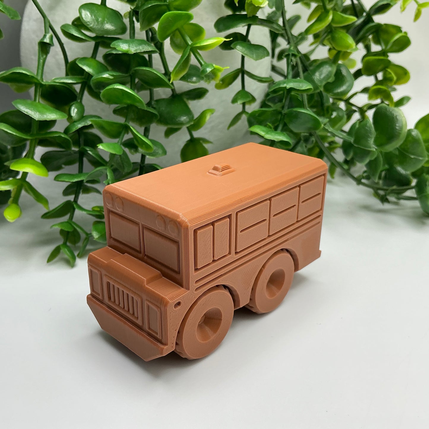 School Bus Transport Vehicle, & Durable - showing texture