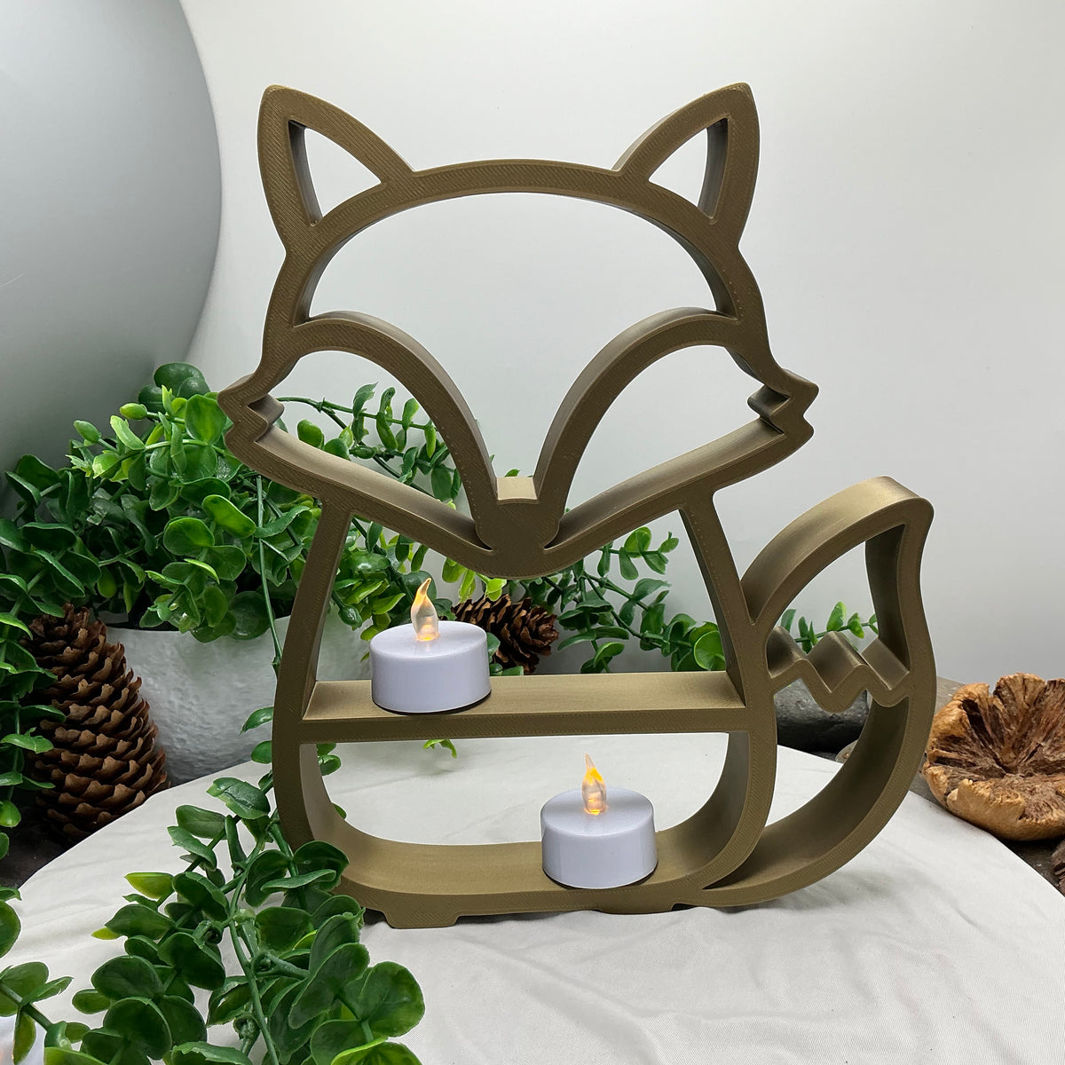 Autumn Mini Display shelves Mushroom, Hedgehog, Fox & Owl Autumn Decor