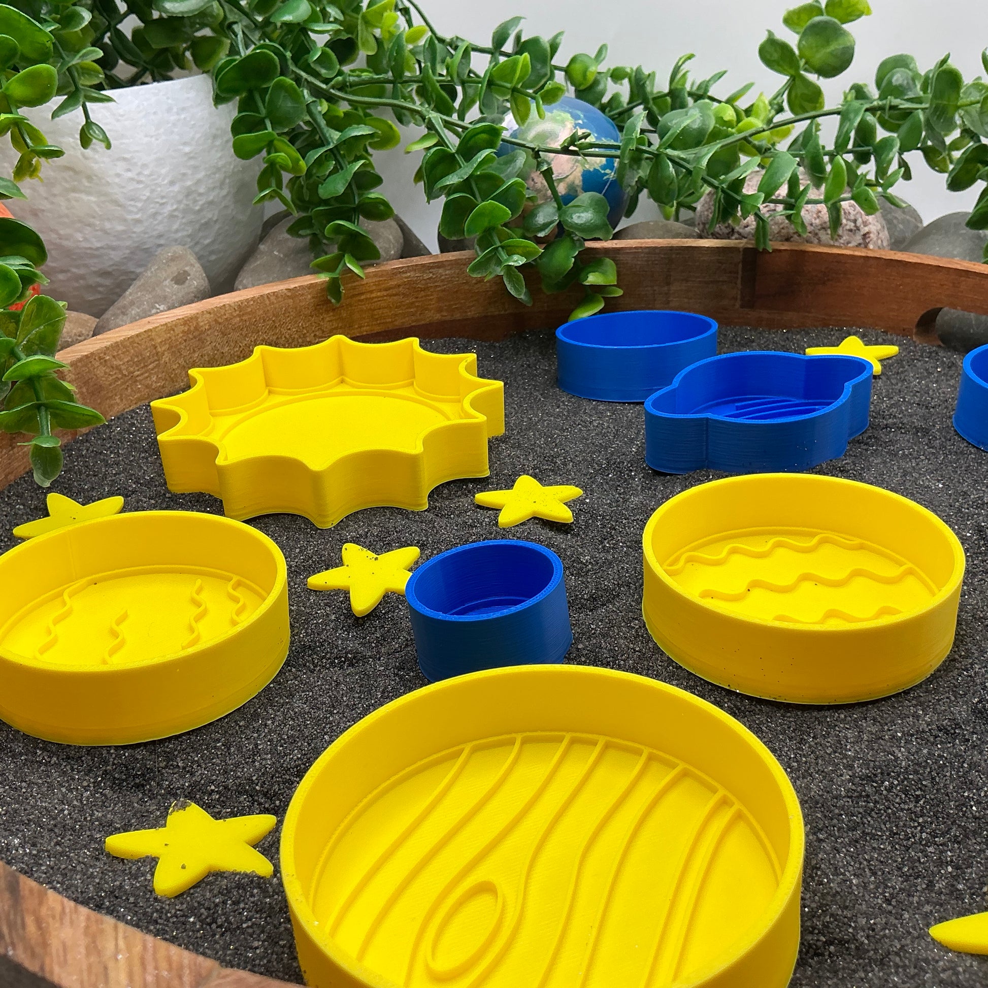 3D-printed sun and solar system sensory fill shape set - 9 piece with sun and 8 planets - view 5 of 14