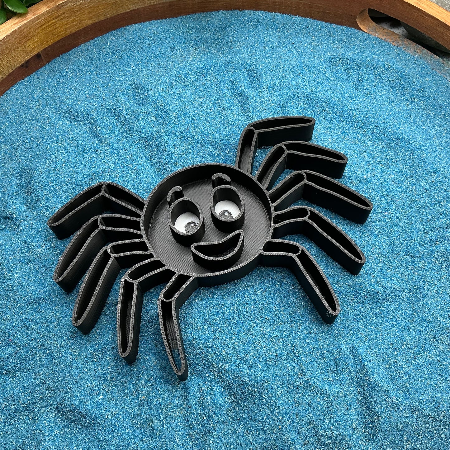 3D-printed spider sensory filling tray for Incy Wincy nursery rhyme and minibeasts play - view 4 of 8