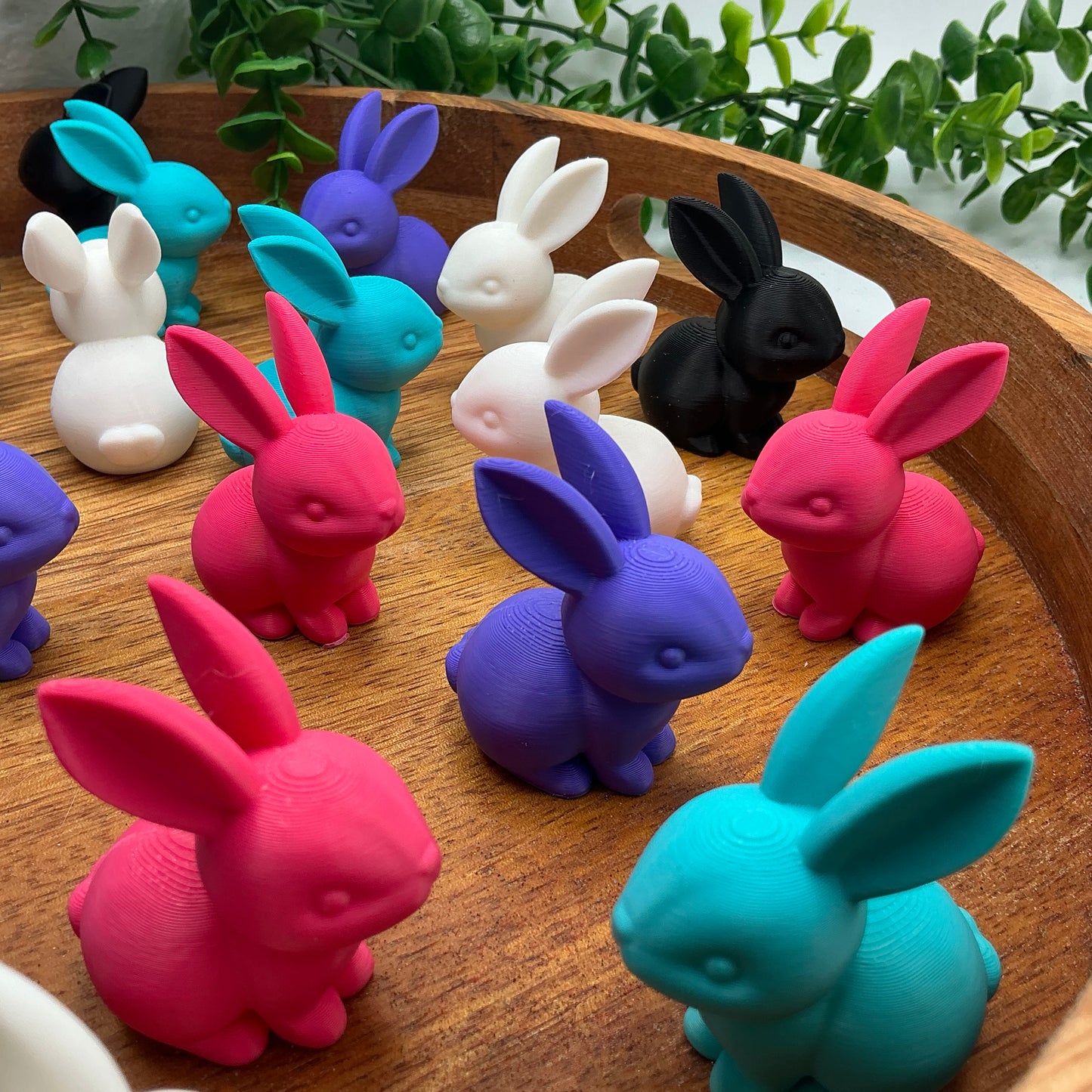 Colourful Bunny Math Counters 3D Printed Learning Rabbits Early Math Skills,Sort - View 7