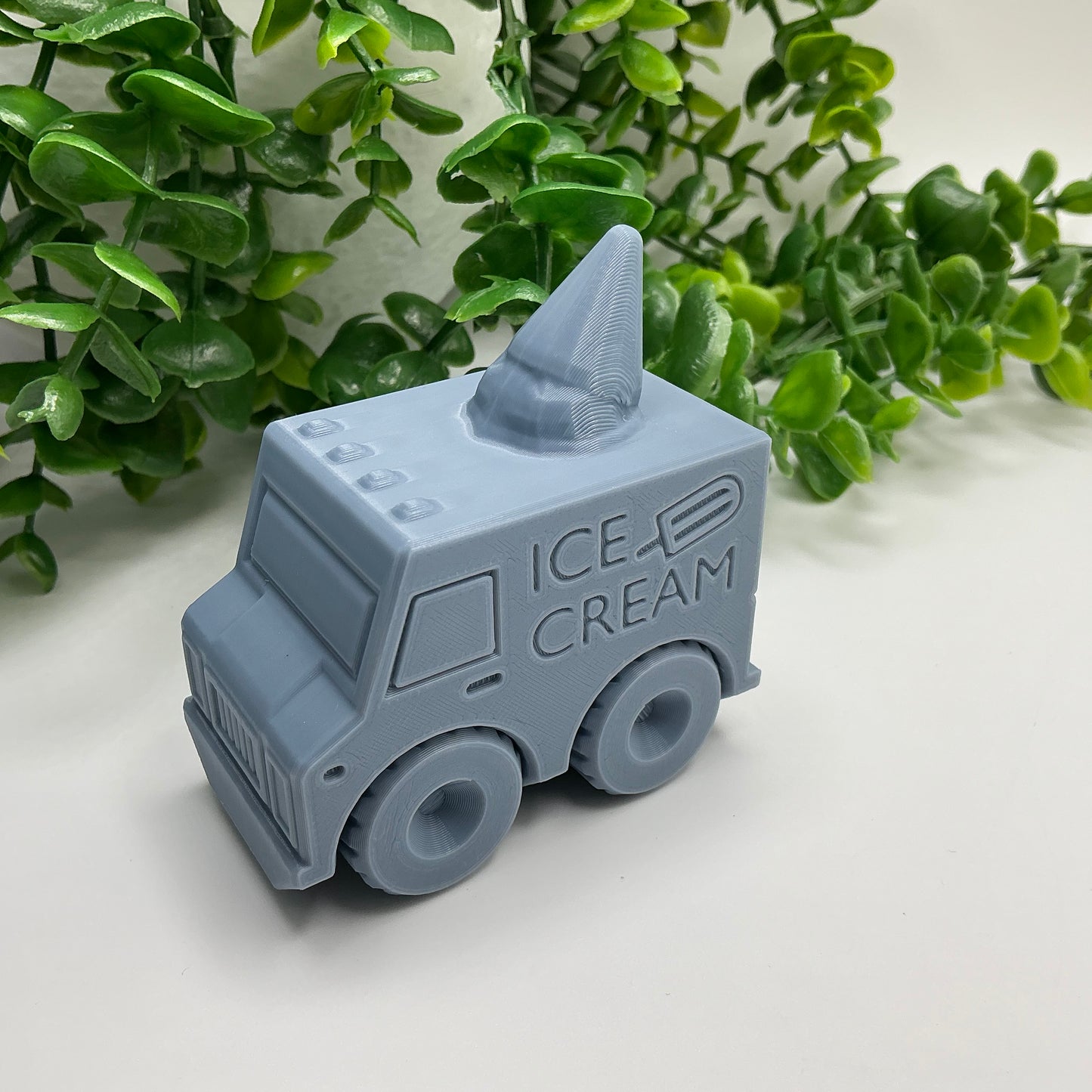 Ice Cream Van Truck Pretend Play Food Truck Classic Summer Vehicle Durable Su... - packaging view