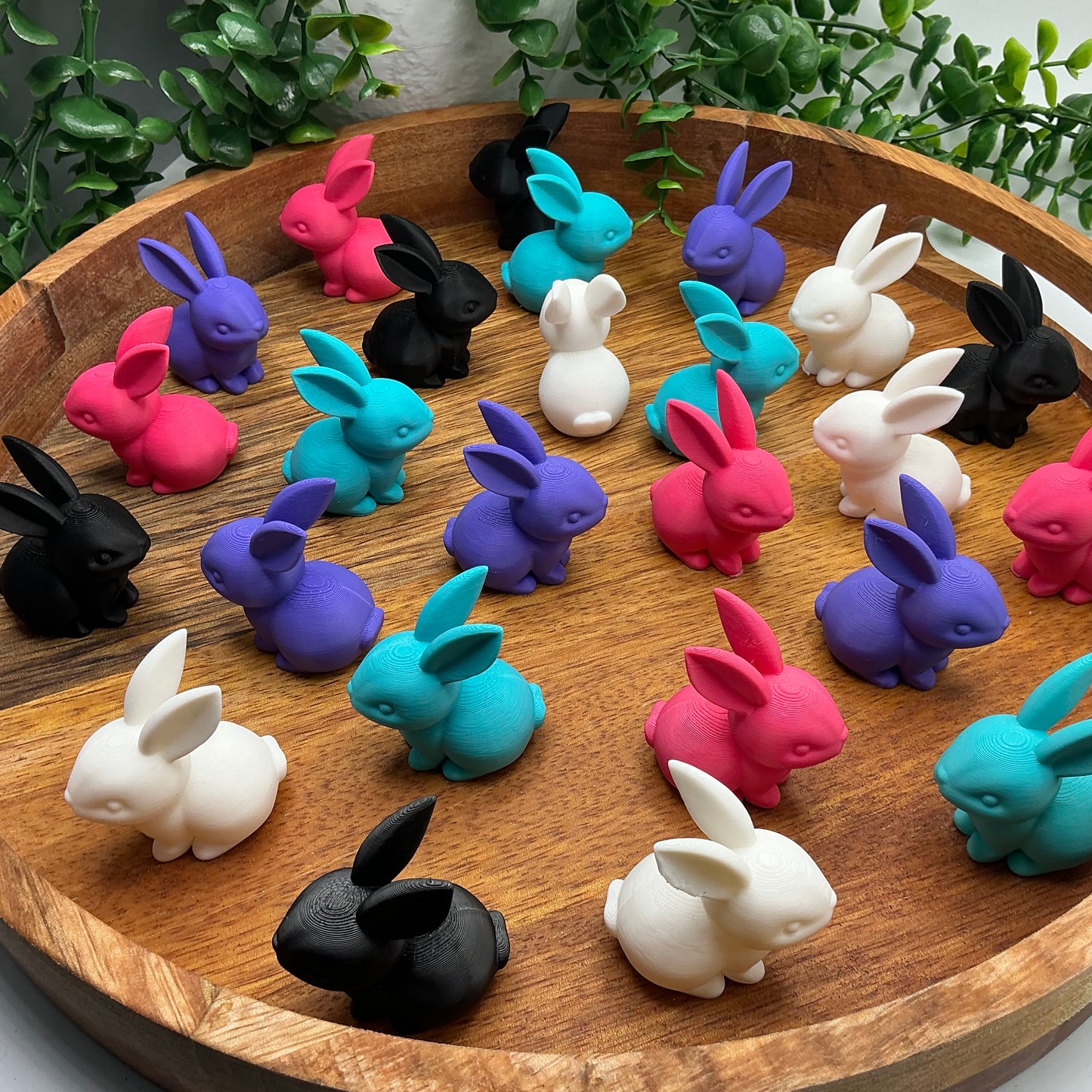 Colourful Bunny Math Counters 3D Printed Learning Rabbits Early Math Skills,Sort - View 9