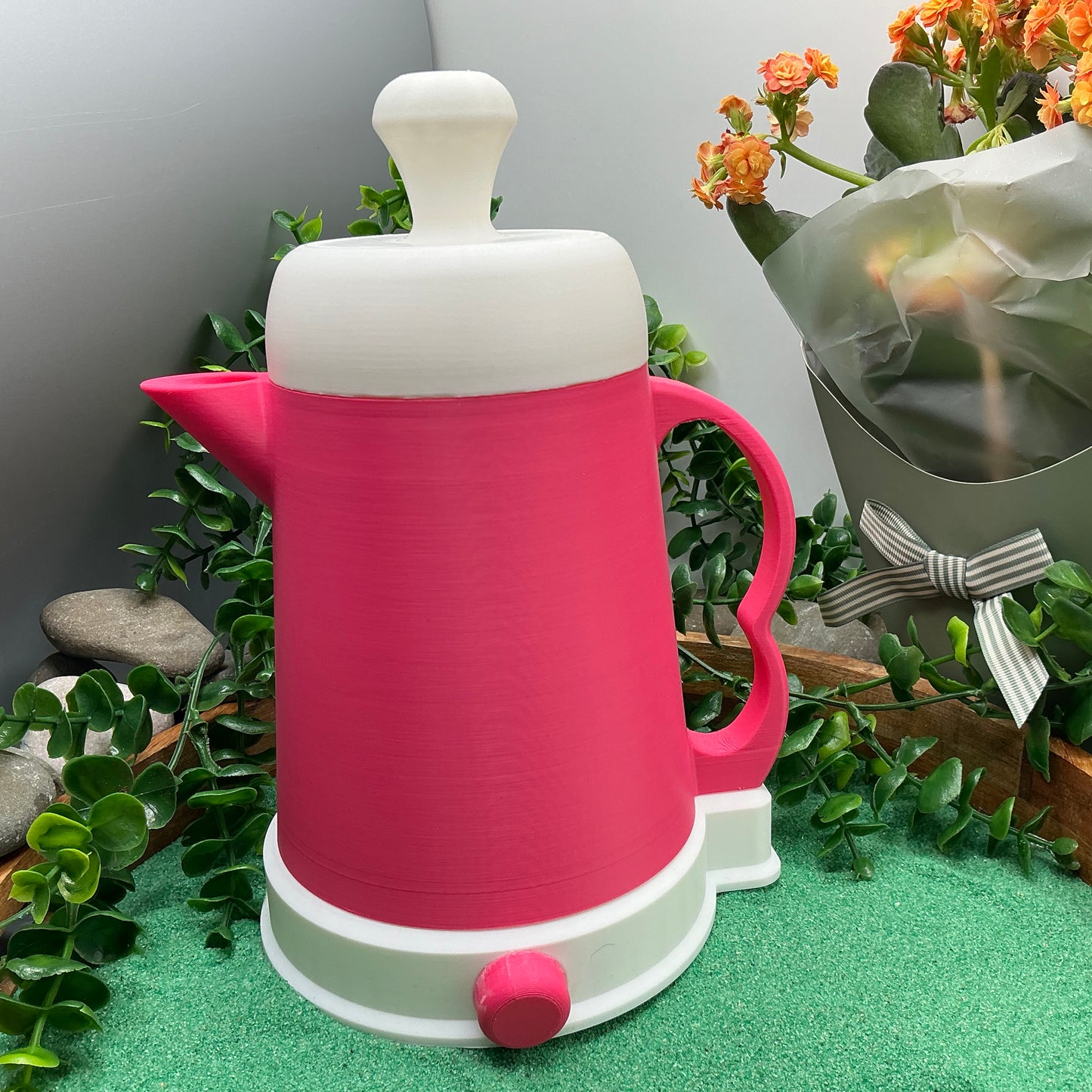 Large Kettle - 3D Printed Kitchen Role Play Toy Eco-Friendly Indoor & Outdoor
