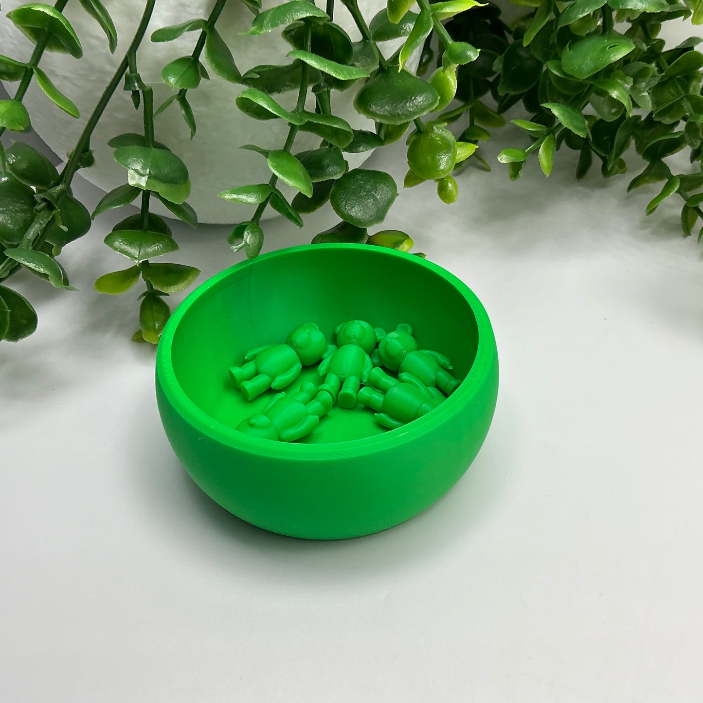 Counting Teddy Bear with Bowl - showing texture