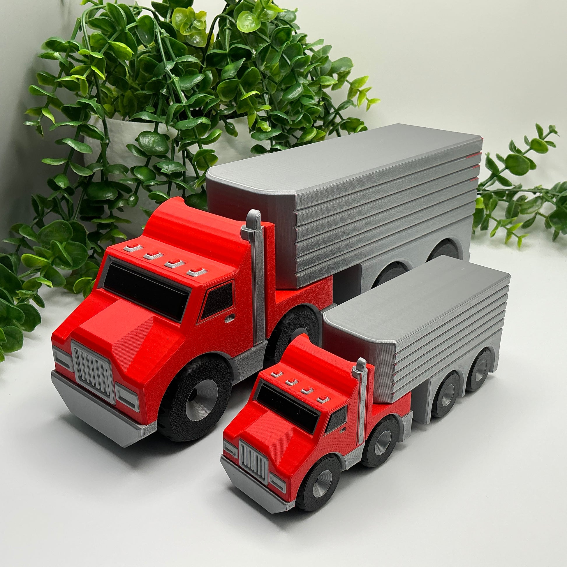 3D Printed Multi Coloured Children's Large Toy Vehicles Fire Truck, School Bus,  - View 12