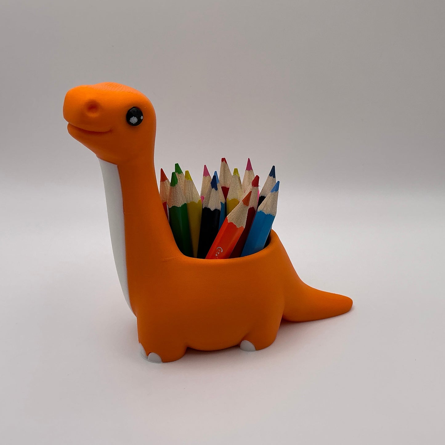 Dinosaur Pencil Holder for Kids T-Rex Desk Organizer Cute Dino Room Décor Bac... - scale reference