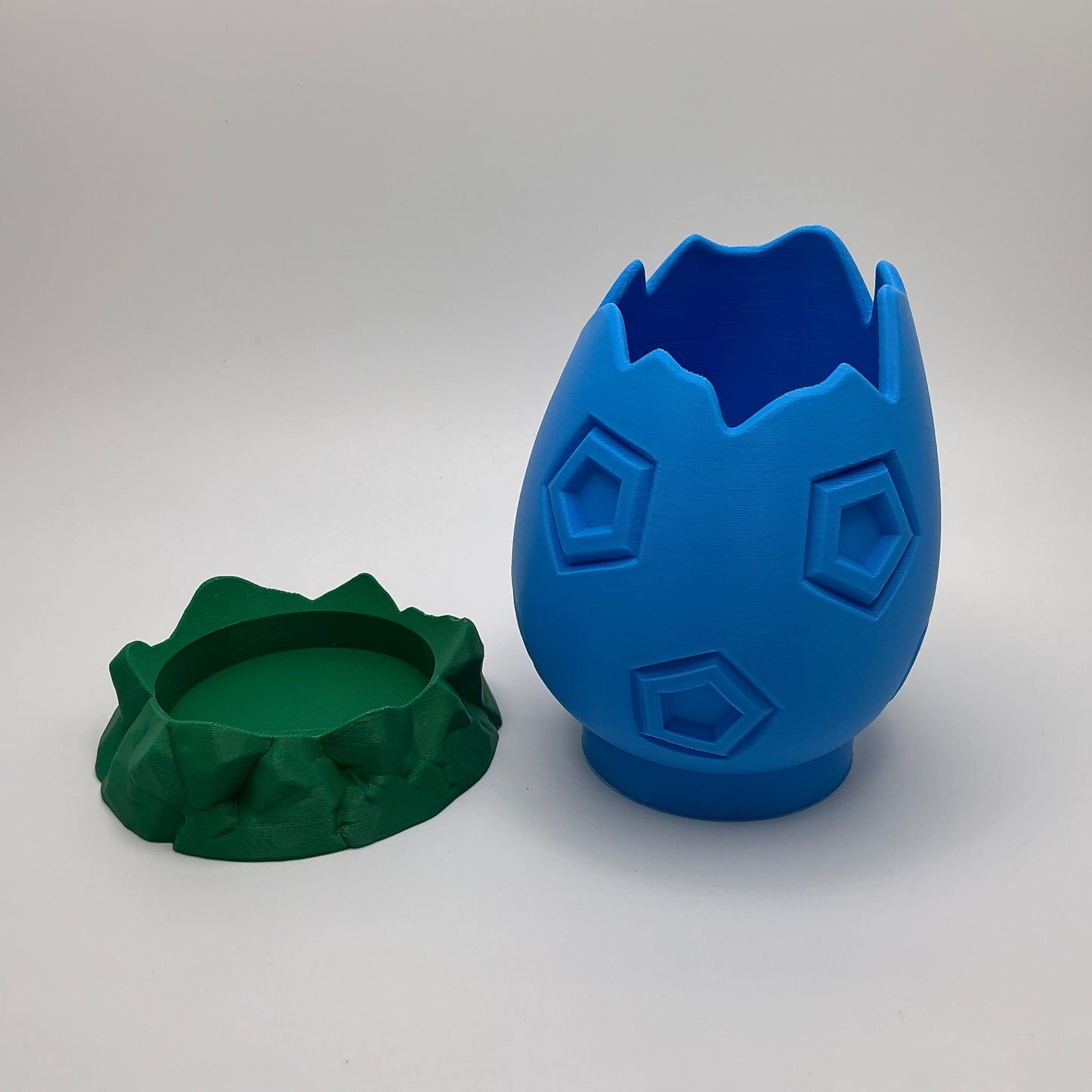 Dinosaur Egg Pencil Holder Cracked Dino Egg Pen Pot Kids Desk Organizer Paint... - lifestyle shot
