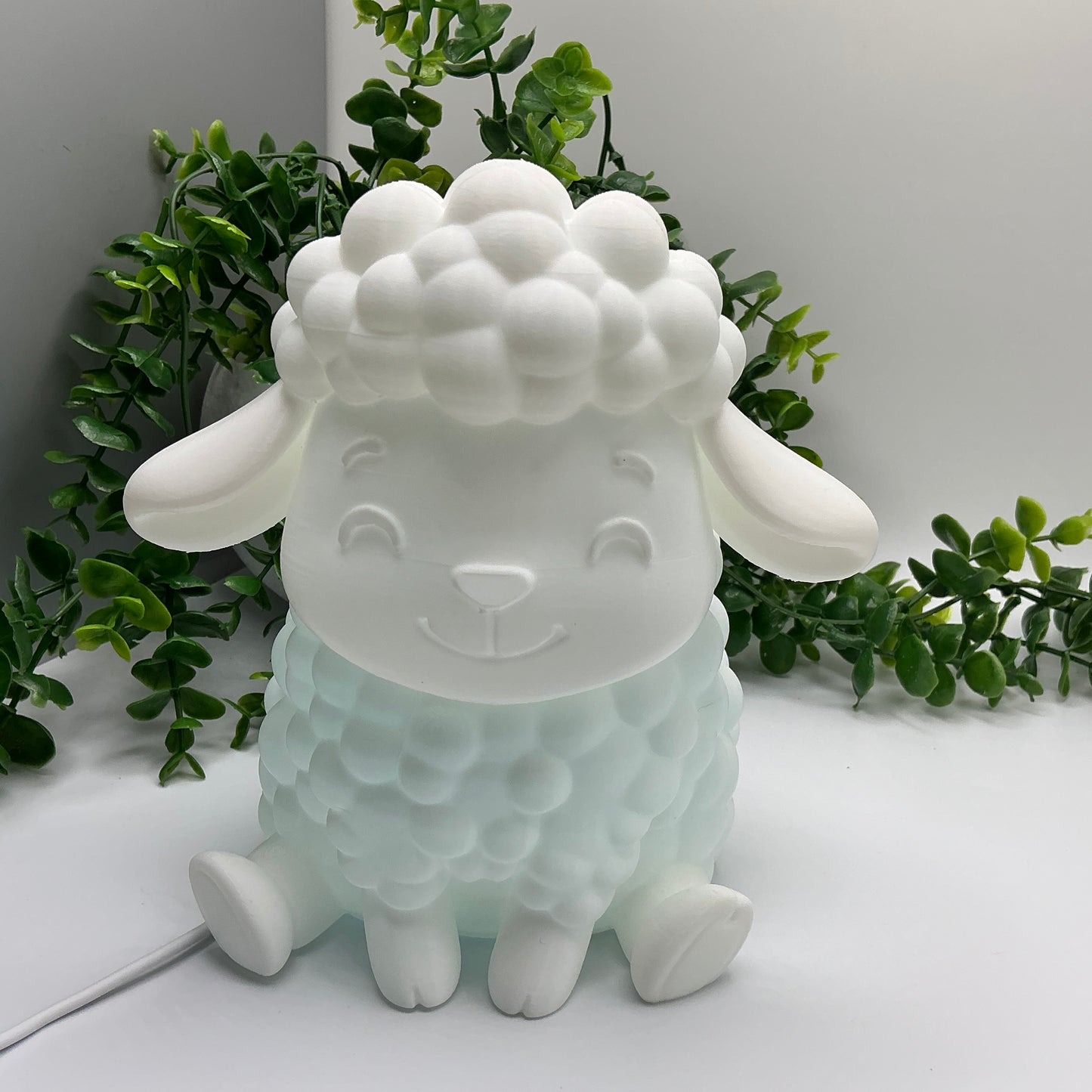 3D Printed Sheep Night Light Cute Lamb Nursery Lamp for Children's Bedroom Whims - Main Product Image