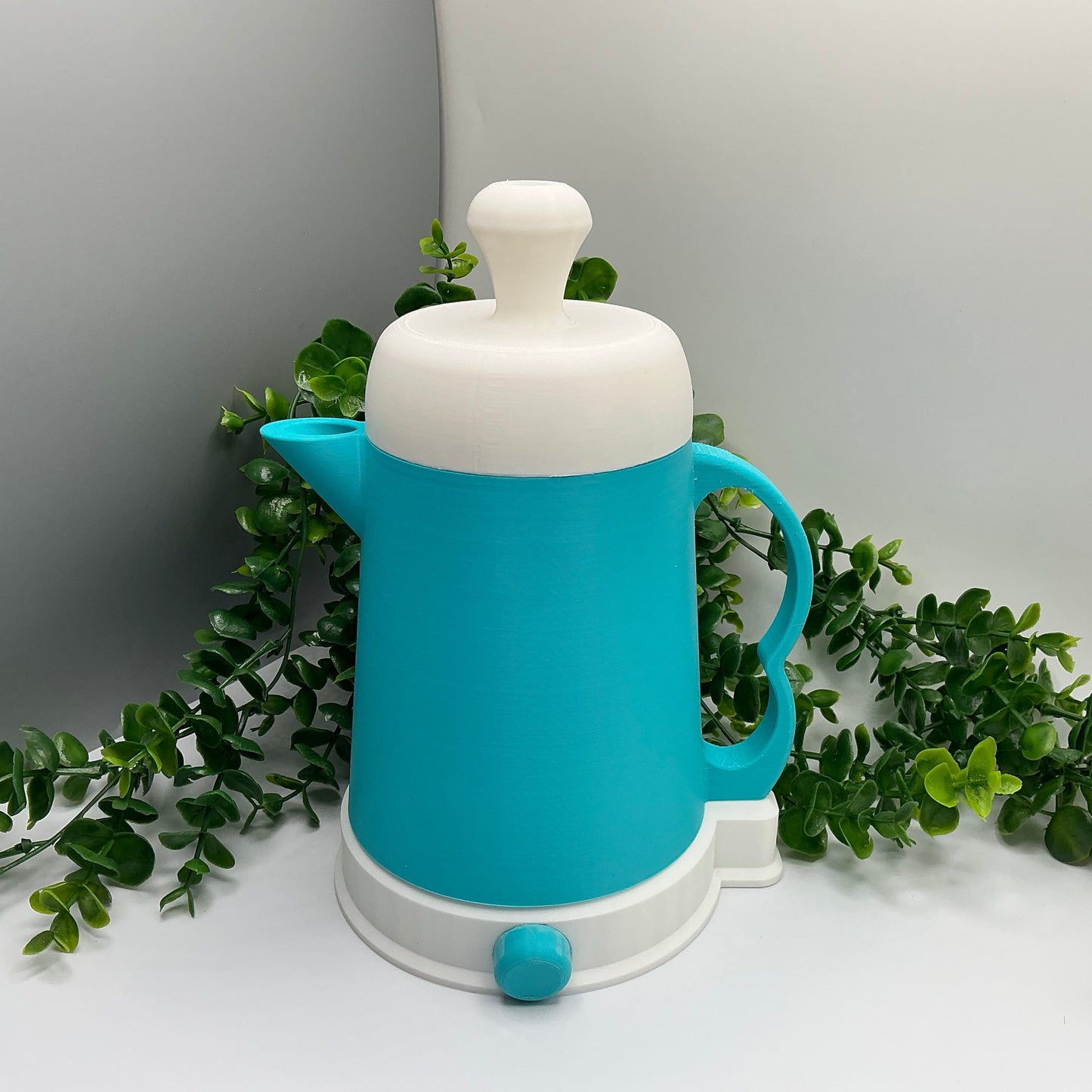 White & Turquoise Blue variant