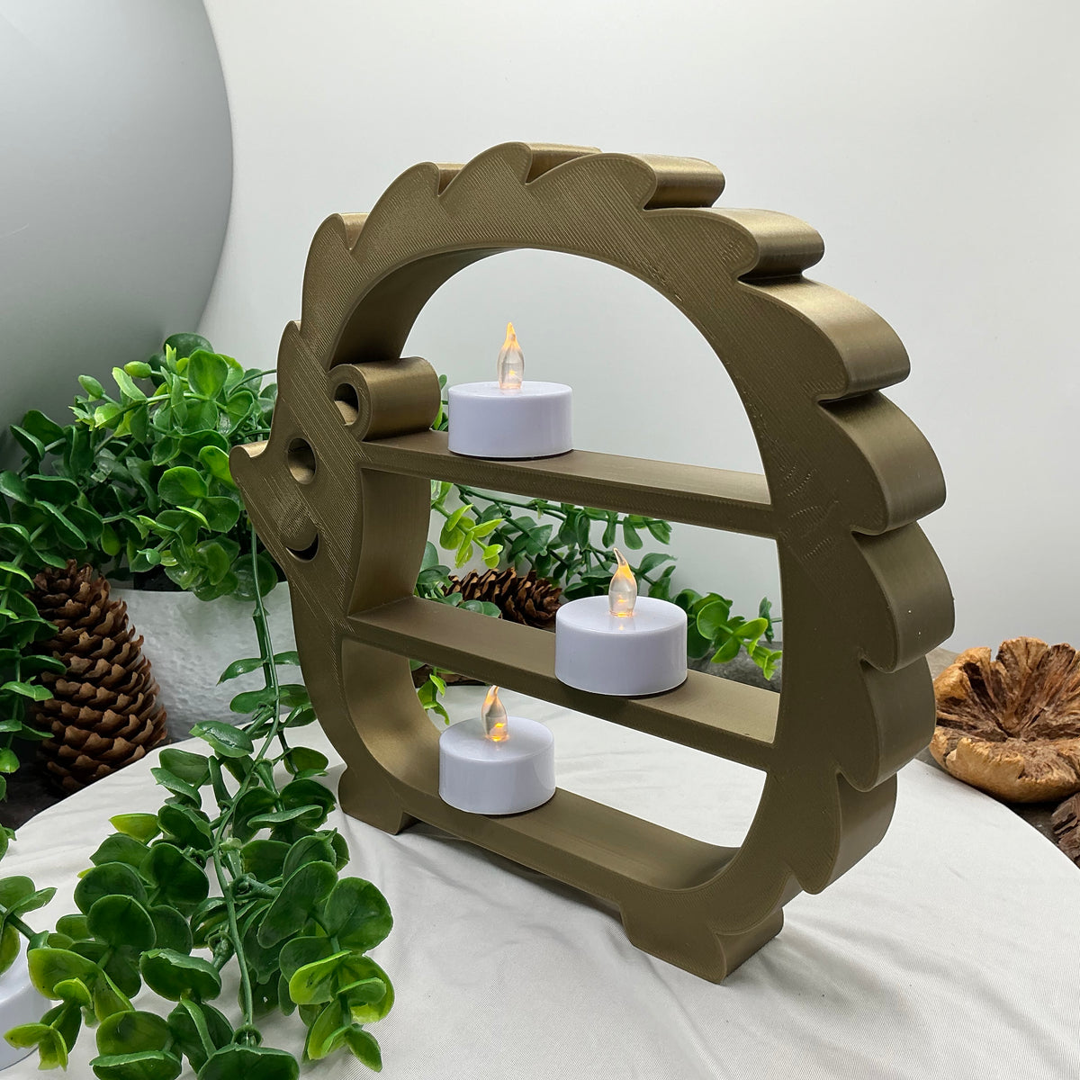 Autumn Mini Display shelves Mushroom, Hedgehog, Fox & Owl Autumn Decor