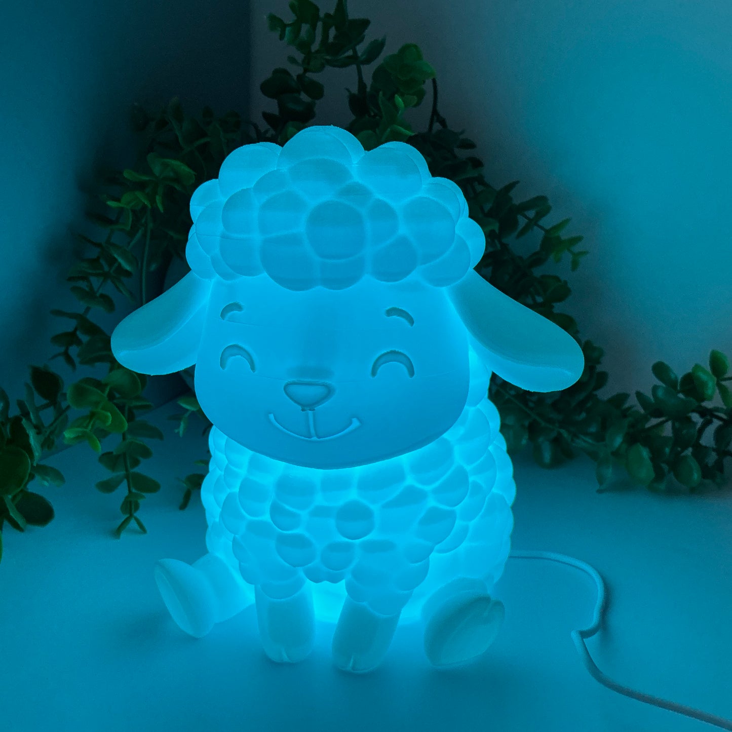 3D Printed Sheep Night Light Cute Lamb Nursery Lamp for Children's Bedroom Whims - View 7