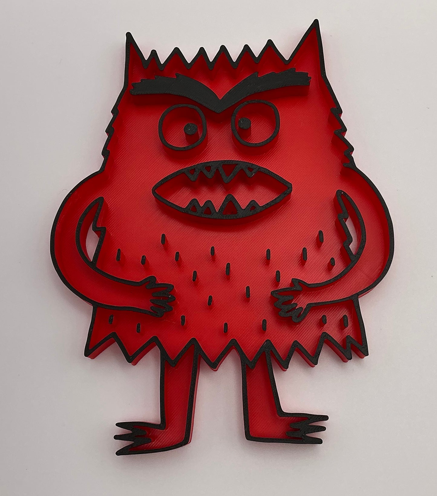 3D Printed Colour Monster Sensory Filling Trays Set Eco Friendly Colour Monster  - Close Up